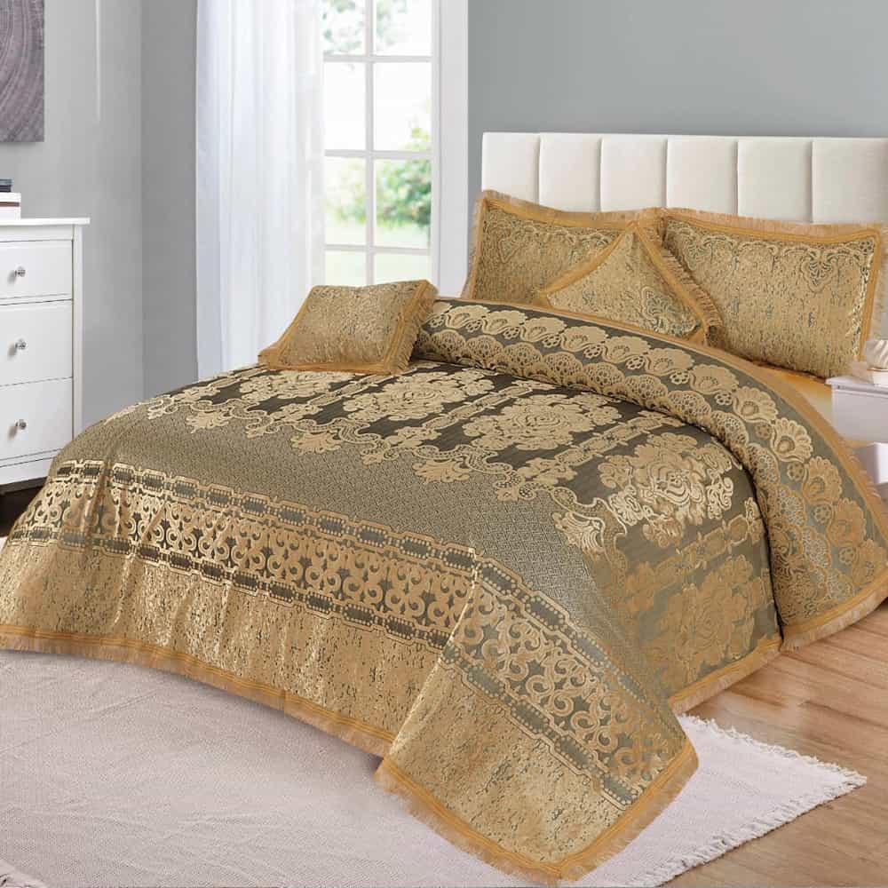 Fancy bridal Palachi Bed Sheet Set 5 Pcs-AS106