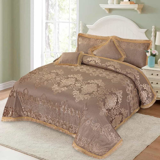 Fancy bridal Palachi Bed Sheet Set 5 Pcs-AS105