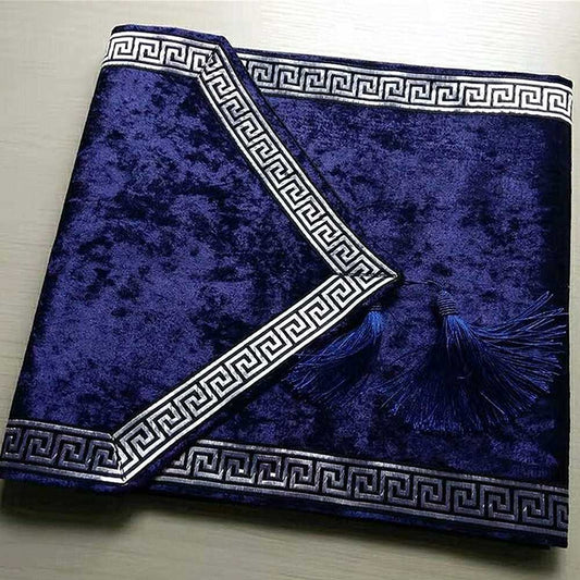 Velvet Table Runner Blue